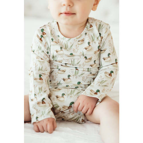 Mallard Duck Bamboo Long Sleeve Bodysuit – Soft & Unisex