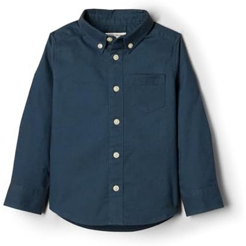 Amazon Essentials x Sofia Grainge Toddlers and Baby Boys' Stretch Oxford Collar Shirt