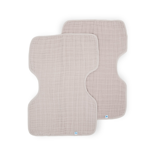 Cotton Muslin Burp Cloth 2 Pack - Porpoise