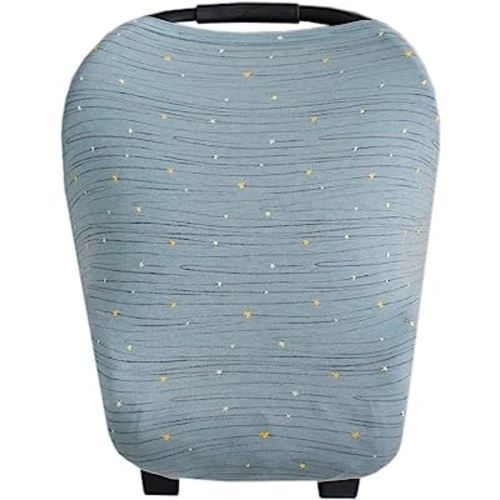 Copper Pearl Multi-Use Cover: Car Seat Covers, Nursing Cover, and Stroller Cover for Sun - Stretchy Fabric, All-Season Use, Stylish Designs, Easy Access for Moms - Starlight