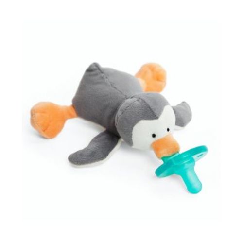 Baby 0 to 6m Pacifier - Grey Penguin