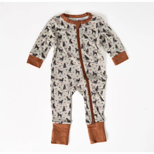 Baby Zip Up - Ducks And Dogs – BURLEBO