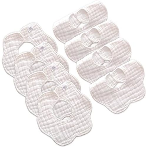 Baby Bibs Muslin Drool Teething Drooling Bibs for Baby Girl Boy Muslin Cotton