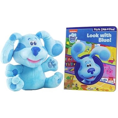 Blue’s Clues and You – First Look and Find and Blue Plush Toy Gift Set – PI Kids