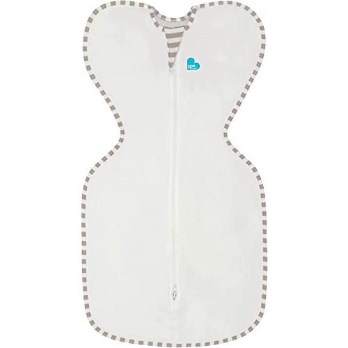 Love To Dream Swaddle UP, Organic, Cream, Medium, 13-19 lbs., Dramatically Better Sleep, Allow Baby to Sleep in Their Preferred arms up Position for self-Soothing, snug fit Calms Startle Reflex