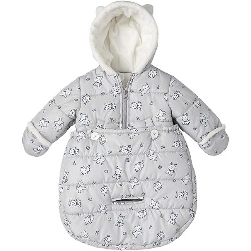 LONDON FOG Newborn Infant Baby Girl Boy Puffer Carbag Pram Bag Snowsuit Bunting