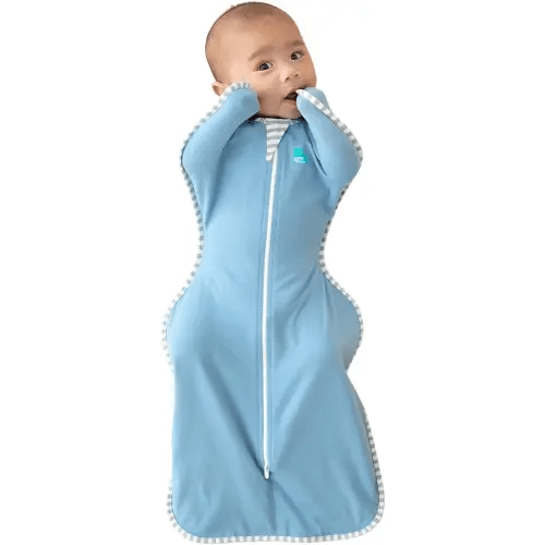 Love to Dream Swaddle UP, Baby Sleep Sack, Self-Soothing Swaddles for Newborns, 8-13 lbs, Snug Fit Helps Calm Startle Reflex, New Born Essentials for Baby, Dusty Blue