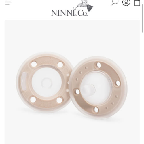 Ninni Pacifier Oatmeal 2 Pack