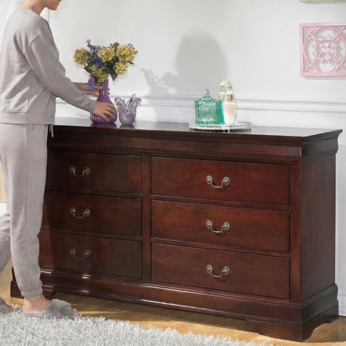 Alcott Hill® Brandenn 6 Drawer Double Dresser & Reviews | Wayfair