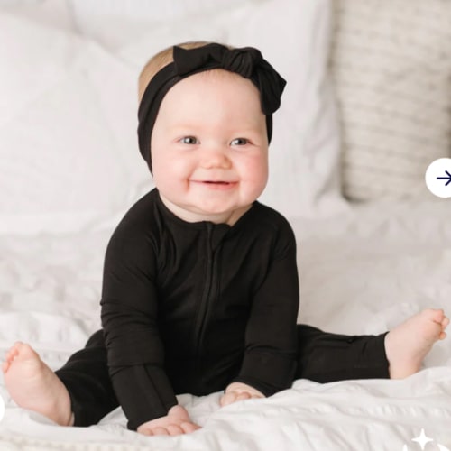 Black Zippy - Little Sleepies