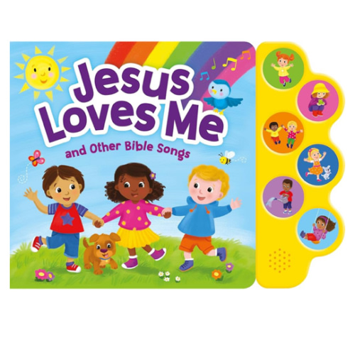 Jesus Loves Me & Other Bible Songs - Christian Sound Book for Toddlers | Interactive Board Book w/ 6 Songs & Lyrics | Faith-Based Learning