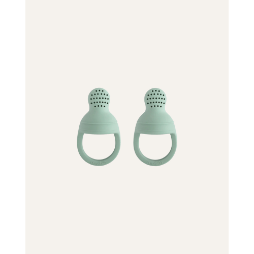 SILICONE FRESH FOOD TEETHER 2-PACK o/s / cambridge blue