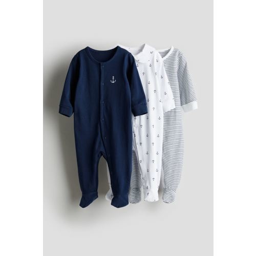 3-pack Cotton Pajama Jumpsuits, Round Neck, Long sleeve -Navy blue/anchors -Kids | H&M USH&MH&MInstagramTikTokYouTubePinterestFacebookH&M3-pack Cotton Pajama Jumpsuits, Round Neck, Long sleeve -Navy blue/anchors -Kids | H&M US3-pack Cotton Pajama Jumpsuit