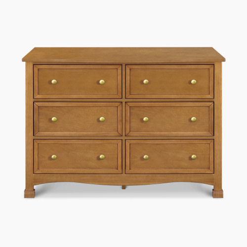 DaVinci Kalani 6-Drawer Double Wide Dresser - Chestnut