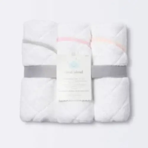 Cheap Cloud Island Store Clearance Event: Shop Fashionable Changing Pad Liner White With Pink Edge - Cloud Island™ 3pk Online.