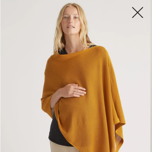Lightweight Cotton Cashmere Nursing Shawl
