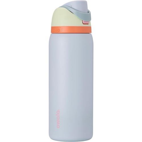 Owala FreeSip Insulated Stainless Steel Water Bottle with Straw for Sports, Travel, and School BPA-Free Sports Water Bottle, 32 oz, Beach House