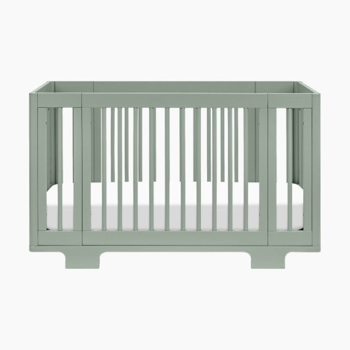 babyletto Yuzu 8-in-1 Convertible Crib with All-Stages Conversion Kits - Light Sage