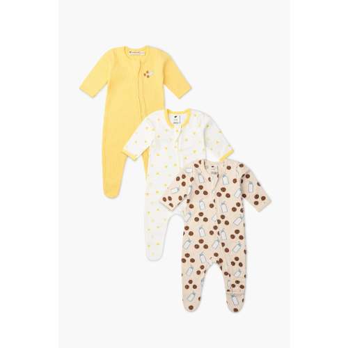 Monica + Andy - 3-Pack Zipper One-Piece