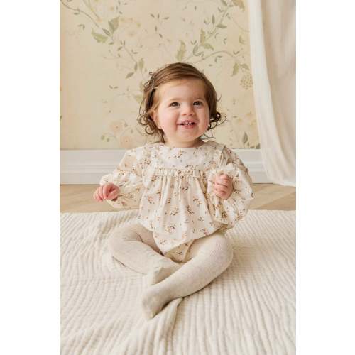 Organic Cotton Frances Playsuit - Bianca Antique