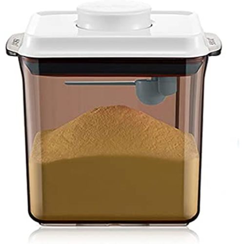 Milky Bottle Milk Powder Formula Dispenser Container with Scraper Airtight 600g 1700ml