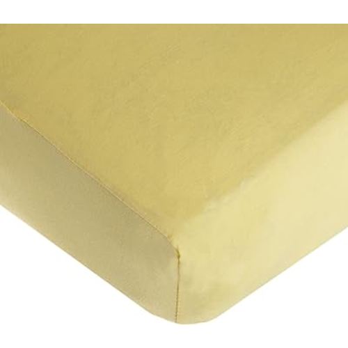 American Baby Company Supreme Fitted Crib Sheet 28" x 52" 100% Cotton Jersey Maize
