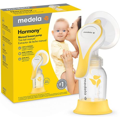 Medela Manual Breast Pump | Harmony Single Hand Breast Pump with Flex Breast Shields for More Comfort and Expressing More Milk