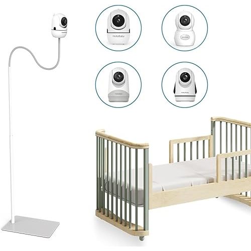 HelloBaby Monitor Stand, Floor Stand for HB6550/HB6560/HB65/HB6081/HB66/HB40/HB6339 and All Hello Baby Monitors, Sturdy & Adjustable Camera Mount, No Wall Damage Holder