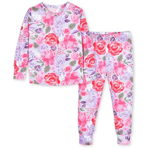 Gerber Unisex Baby Toddler Buttery Soft 2-Piece Snug Fit Pajamas with Viscose Made from Eucalyptus
