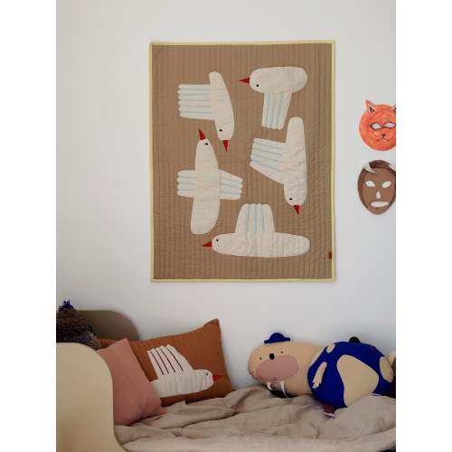 Bird Quilted Blanket