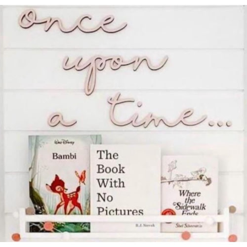 Once upon a time cutout | Kids bedroom decor | Nursery wall decor