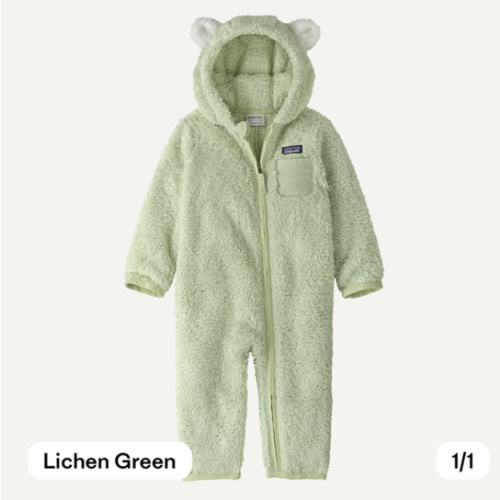 Patagonia Baby Furry Friends Fleece Bunting