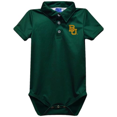 Baylor Bears Vive La Fete Infant Polo Bodysuit - Green