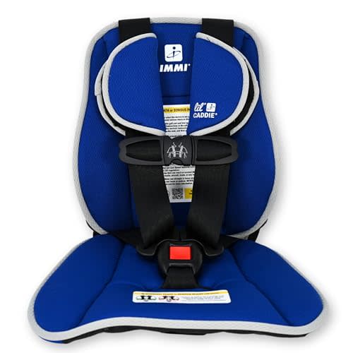 Lil’ Caddie Child Positioner for Golf Carts, 5-Point Positioner Designed to Secure Children in Golf Carts Under 15mph, Royal Blue