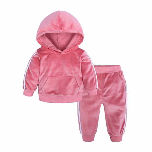 BLVB Baby Boys Girls Fall Winter Clothes Set Hooded Pullover Sweatsuits and Pants Jogger Outfits Set for Toddler Kids