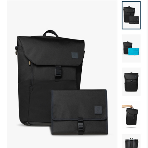 Everyday Diaper Backpack & Changing Wallet Bundle / Dusky Blue