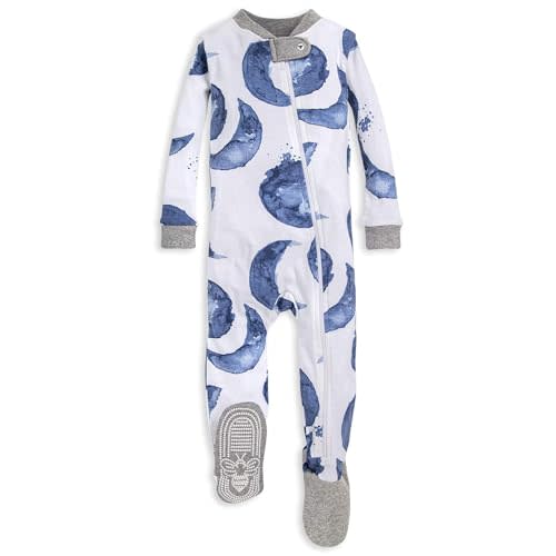 Burt's Bees Baby Boys' Snug Fit One-Piece Footed Non-Slip Sleeper