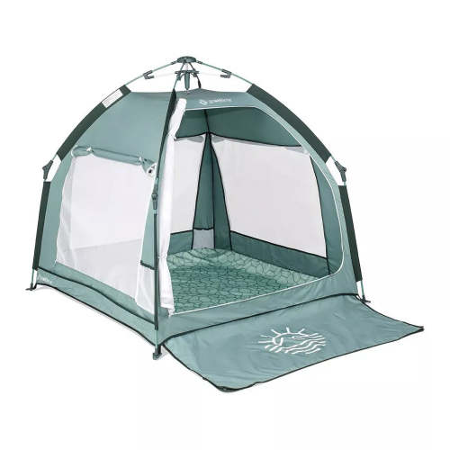 Go with Me Villa Portable Tent and Playard Green Garden
