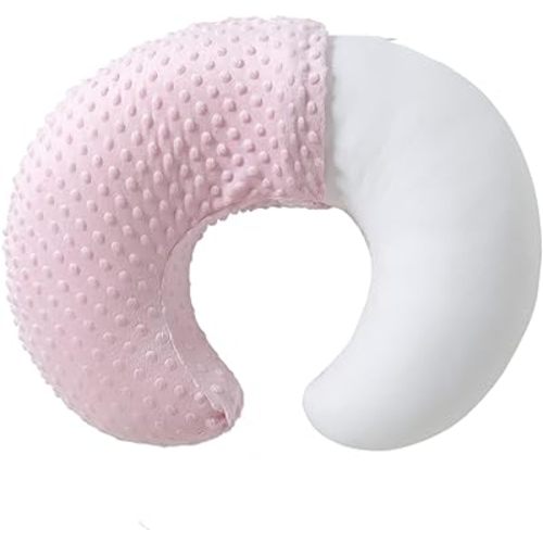 Baby Nursing Pillow and Body Positioner with Premium Slipcover for Breastfeeding for Baby Boys and Girls, Feeding Pillow with Breathable Comfortable Pillowcase (Blushing Bride)