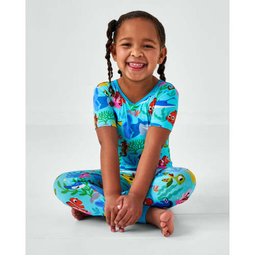 Pixar Nemo's Reef Two-Piece Short Sleeve Pajama Set – Little Sleepies