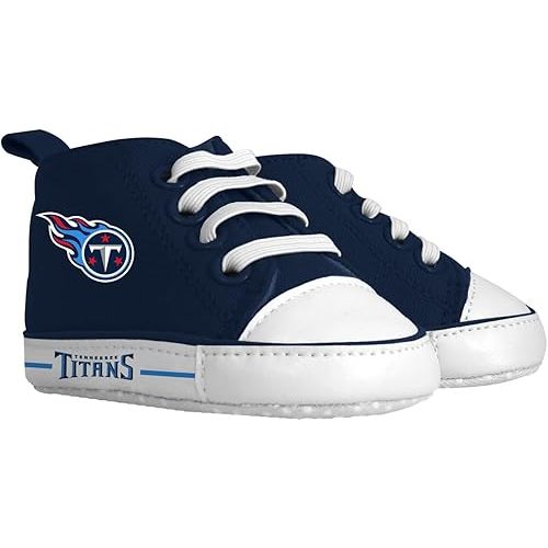 Baby Fanatic Pre-Walkers High-Top Unisex Baby Shoes - NFL Tennessee Titans Multi-Color
