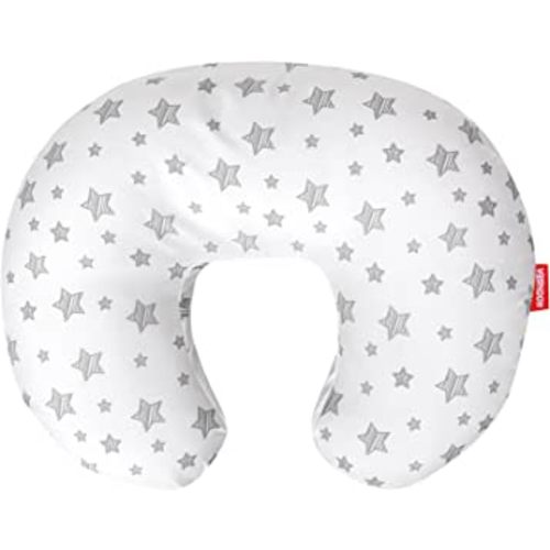 Nursing Pillow Cover White with Star Print, Snug Fits Boppy Nursing Pillows, Breastfeeding Nursing Pillow Slipcovers Super Soft, for Breastfeeding Moms
