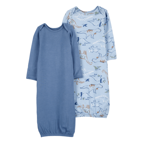 Baby 2-Pack Dinosaur PurelySoft Gown Set - Carter's | Carter's