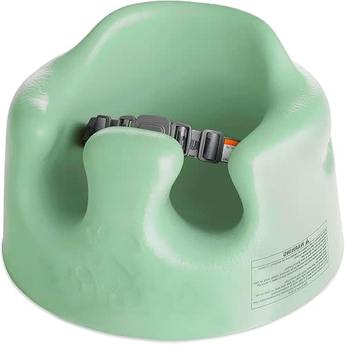Bumbo Baby Floor Seat, Portable Infant Sit Up Activity and Eating Chair, Hemlock