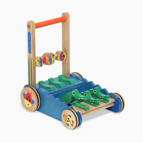 Melissa & Doug Chomp & Clack Alligator Push Toy