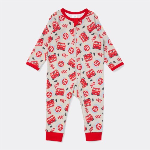 Disney Cars Baby Print Coverall - Red & Grey - Size 0000