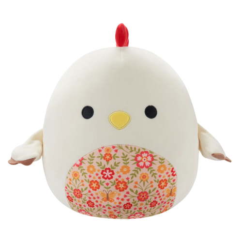 Squishmallows Official 5 inch Todd the Beige Rooster with Floral Belly - Child's Ultra Soft Plush Toy