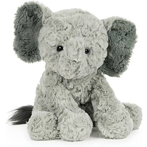 GUND Cozys Collection Elephant Plush, Elephant Stuffed Animals for Ages 1 and Up, Gray, 10"