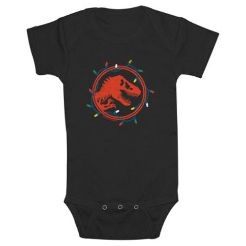 Infant's Jurassic World Jurassic World Stamp Bodysuit - Black - 18 Months