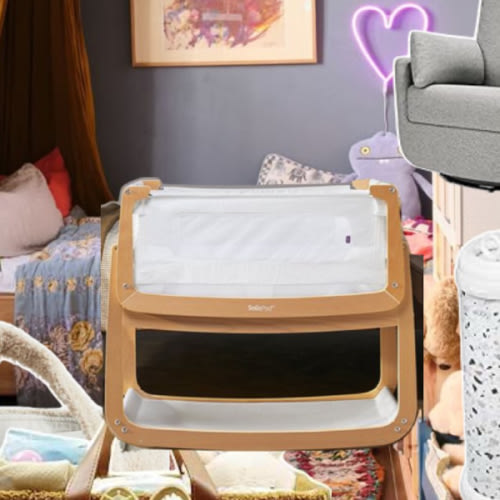 SnuzPod4 Bedside Bassinet Natural
